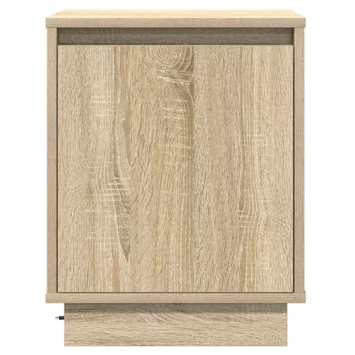 Éjjeliszekrény 2 pcs sonoma tölgy 39 x 34,5 x 50 cm Faanyag