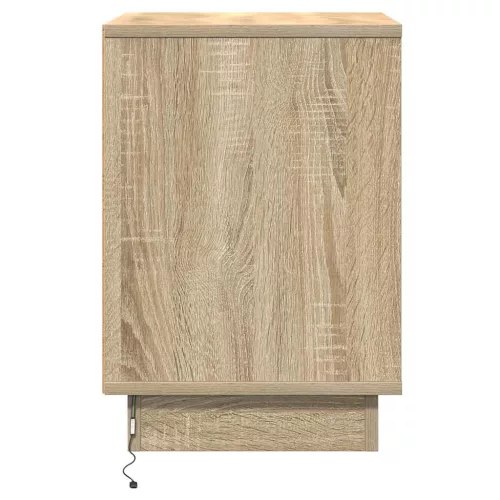 Éjjeliszekrény 2 pcs sonoma tölgy 39 x 34,5 x 50 cm Faanyag