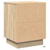 Éjjeliszekrény 2 pcs sonoma tölgy 39 x 34,5 x 50 cm Faanyag