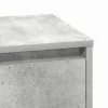 Éjjeliszekrény tartalmaz Beton szürke 39 x 34,5 x 50 cm Faanyag
