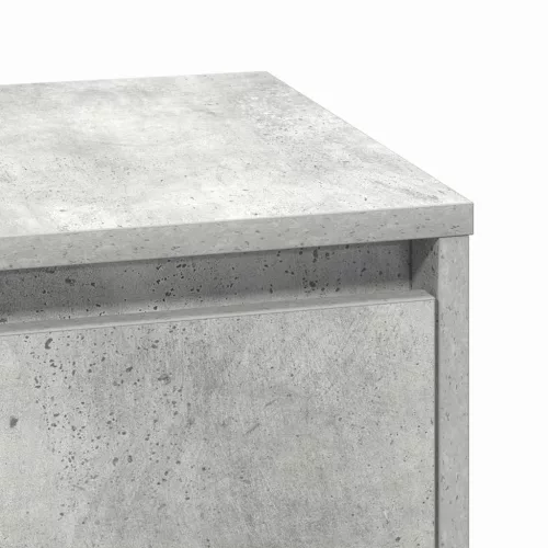 Éjjeliszekrény tartalmaz Beton szürke 39 x 34,5 x 50 cm Faanyag