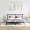 Éjjeliszekrény 2 pcs Beton szürke 39 x 34,5 x 50 cm Faanyag