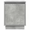 Éjjeliszekrény 2 pcs Beton szürke 39 x 34,5 x 50 cm Faanyag