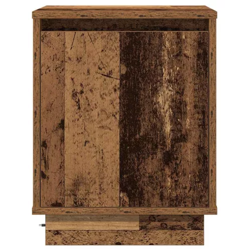 Éjjeliszekrény 2 pcs Régi fa 39 x 34,5 x 50 cm Faanyag