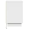 Éjjeliszekrény fiókkal 2 pcs Fehér 39 x 34,5 x 50 cm Faanyag