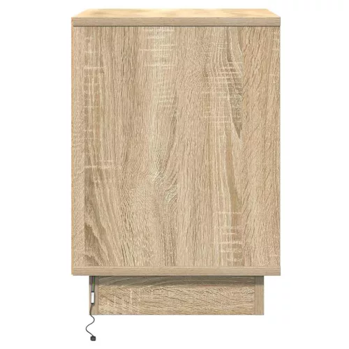 Éjjeliszekrény 2 pcs sonoma tölgy 39 x 34,5 x 50 cm Faanyag