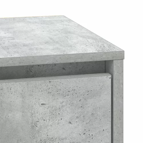 Éjjeliszekrény fiókkal Beton szürke 39 x 34,5 x 50 cm Faanyag