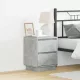 Éjjeliszekrény 2 pcs Beton szürke 39 x 34,5 x 50 cm Faanyag