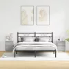 Éjjeliszekrény 2 pcs Beton szürke 39 x 34,5 x 50 cm Faanyag