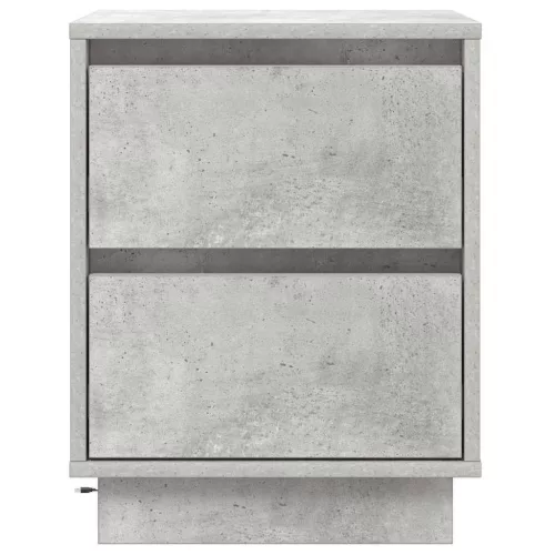 Éjjeliszekrény 2 pcs Beton szürke 39 x 34,5 x 50 cm Faanyag