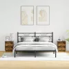 Éjjeliszekrény 2 pcs Füstölt tölgy 39 x 34,5 x 50 cm Faanyag