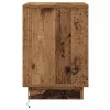 Éjjeliszekrény fiókkal 2 pcs Öreg fa 39 x 34,5 x 50 cm Faanyag