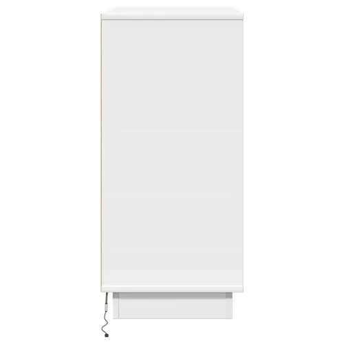 Éjjeliszekrény fiókkal Fehér 71 x 34.5 x 75 cm Faanyag