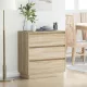 Éjjeliszekrény fiókkal sonoma tölgy 71 x 34.5 x 75 cm Faanyag