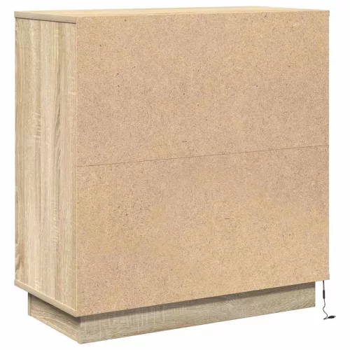 Éjjeliszekrény fiókkal sonoma tölgy 71 x 34.5 x 75 cm Faanyag