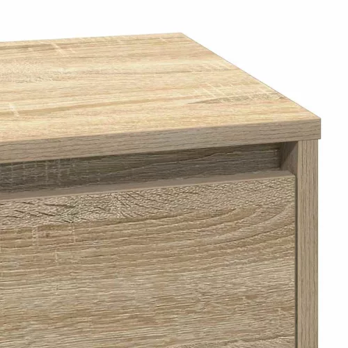 Éjjeliszekrény fiókkal sonoma tölgy 71 x 34.5 x 75 cm Faanyag