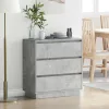 Éjjeliszekrény fiókkal Beton Szürke 71 x 34.5 x 75 cm Faanyag