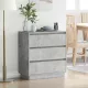 Éjjeliszekrény fiókkal Beton Szürke 71 x 34.5 x 75 cm Faanyag