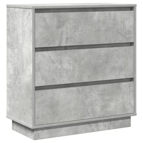 Éjjeliszekrény fiókkal Beton Szürke 71 x 34.5 x 75 cm Faanyag