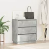 Éjjeliszekrény fiókkal Beton Szürke 71 x 34.5 x 75 cm Faanyag