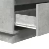 Éjjeliszekrény fiókkal Beton Szürke 71 x 34.5 x 75 cm Faanyag