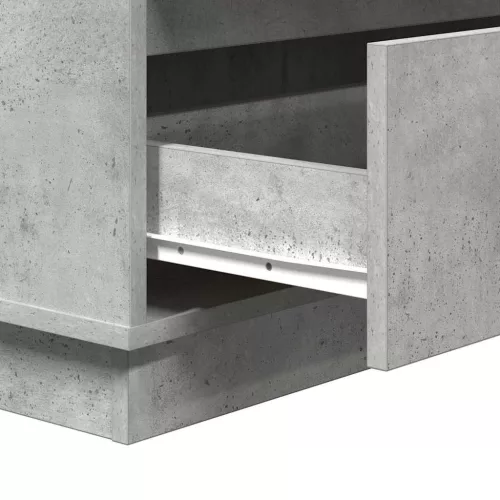Éjjeliszekrény fiókkal Beton Szürke 71 x 34.5 x 75 cm Faanyag