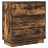 Éjjeliszekrény fiókkal Füstölt tölgy 71 x 34.5 x 75 cm Faanyag