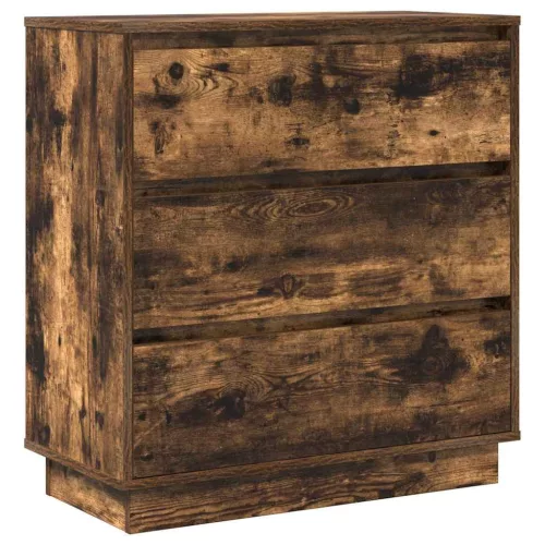 Éjjeliszekrény fiókkal Füstölt tölgy 71 x 34.5 x 75 cm Faanyag