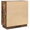 Éjjeliszekrény fiókkal Füstölt tölgy 71 x 34.5 x 75 cm Faanyag