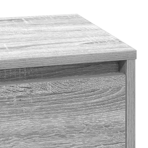 Éjjeliszekrény fiókkal Szürke 71 x 34.5 x 75 cm Faanyag