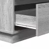 Éjjeliszekrény fiókkal Szürke 71 x 34.5 x 75 cm Faanyag