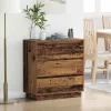 Éjjeliszekrény fiókkal Régi fa 71 x 34.5 x 75 cm Faanyag