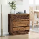Éjjeliszekrény fiókkal Régi fa 71 x 34.5 x 75 cm Faanyag