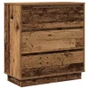 Éjjeliszekrény fiókkal Régi fa 71 x 34.5 x 75 cm Faanyag
