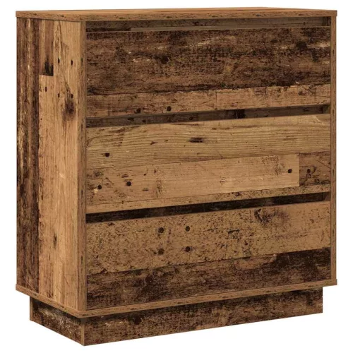 Éjjeliszekrény fiókkal Régi fa 71 x 34.5 x 75 cm Faanyag
