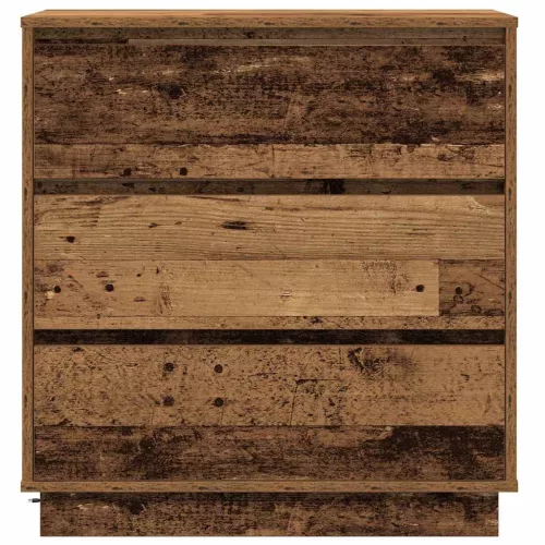 Éjjeliszekrény fiókkal Régi fa 71 x 34.5 x 75 cm Faanyag