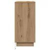 Éjjeliszekrény fiókkal kézműves tölgy 71 x 34.5 x 75 cm Faanyag