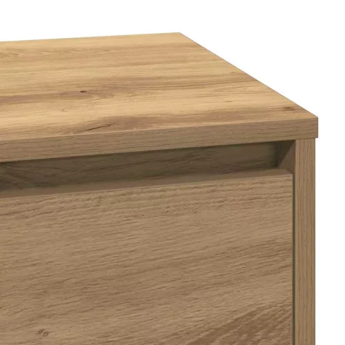 Éjjeliszekrény fiókkal kézműves tölgy 71 x 34.5 x 75 cm Faanyag