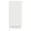 Komód LED -es lámpákkal ajtóval Fehér 71 x 34.5 x 75 cm Faanyag