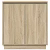 Komód LED -es lámpákkal Sonoma tölgy 71 x 34.5 x 75 cm Faanyag