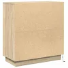 Komód LED -es lámpákkal Sonoma tölgy 71 x 34.5 x 75 cm Faanyag