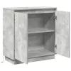 Komód LED -es lámpákkal Beton Szürke 71 x 34.5 x 75 cm Faanyag