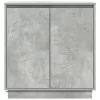 Komód LED -es lámpákkal Beton Szürke 71 x 34.5 x 75 cm Faanyag