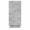 Komód LED -es lámpákkal Beton Szürke 71 x 34.5 x 75 cm Faanyag
