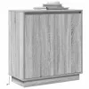 Komód LED -es lámpákkal Szürke Sonoma 71 x 34.5 x 75 cm Faanyag
