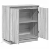 Komód LED -es lámpákkal Szürke Sonoma 71 x 34.5 x 75 cm Faanyag