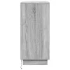 Komód LED -es lámpákkal Szürke Sonoma 71 x 34.5 x 75 cm Faanyag