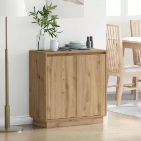   Komód LED -es lámpákkal Artisan tölgy 71 x 34.5 x 75 cm Faanyag