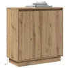Komód LED -es lámpákkal Artisan tölgy 71 x 34.5 x 75 cm Faanyag