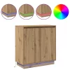 Komód LED -es lámpákkal Artisan tölgy 71 x 34.5 x 75 cm Faanyag